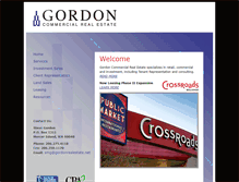 Tablet Screenshot of gordonrealestate.net
